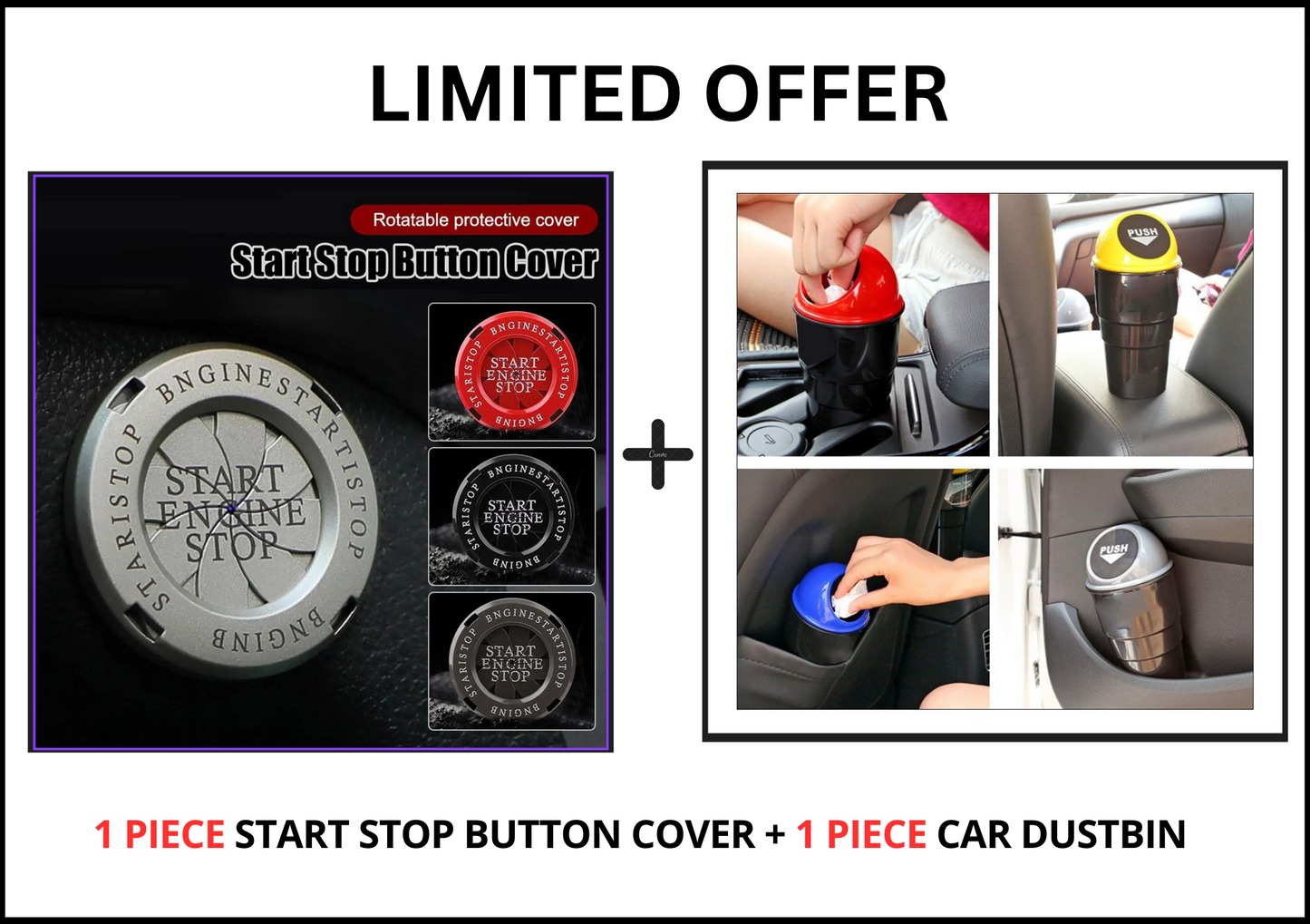 car engine start stop button cover