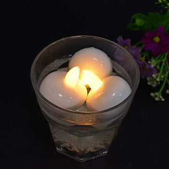 Flameless Water Sensor LED Light Battery Operated Candles for Decorations