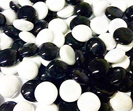 Polished Pebbles for Decoration (Black & White)