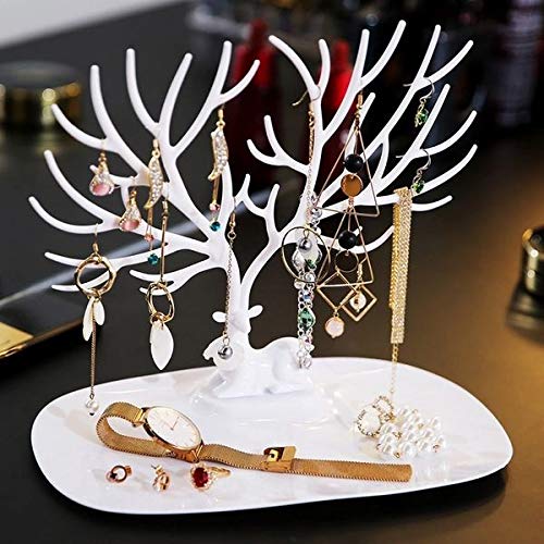 Deer Tree Shaped Jewelry Holder Stand