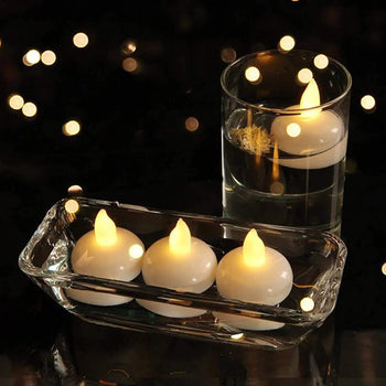 Flameless Water Sensor LED Light Battery Operated Candles for Decorations