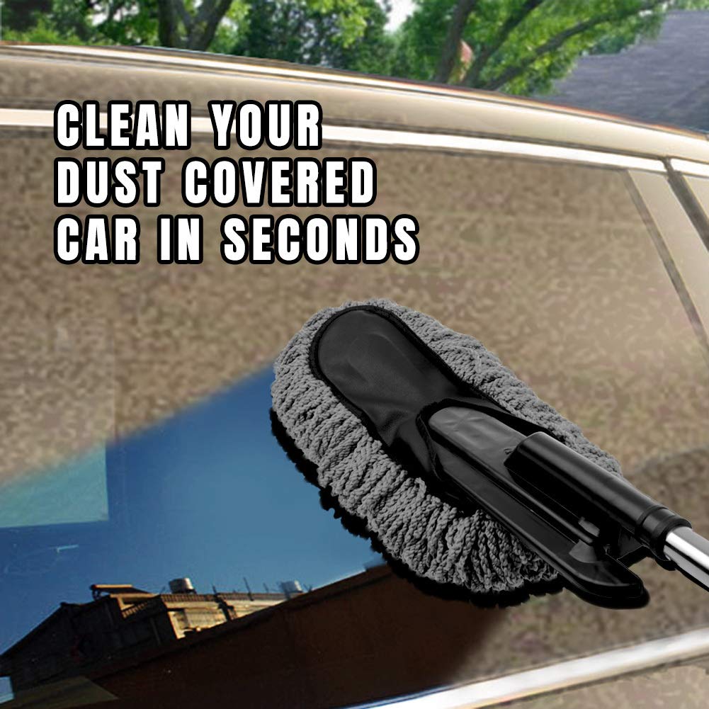 Microfiber Car Duster( 1 Free Car Dustbin)