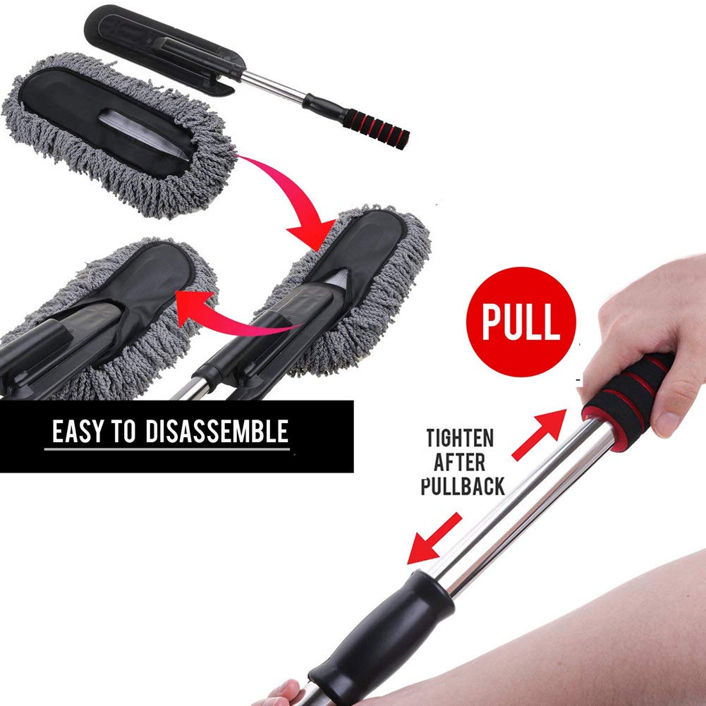 Microfiber Car Duster( 1 Free Car Dustbin)