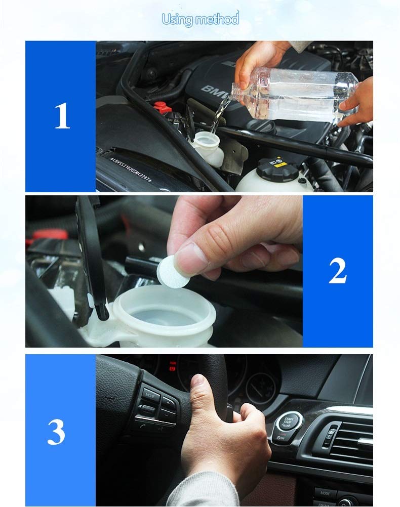 Car Windshield Cleaning Tablet