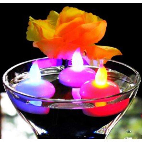 Flameless Water Sensor LED Light Battery Operated Candles for Decorations