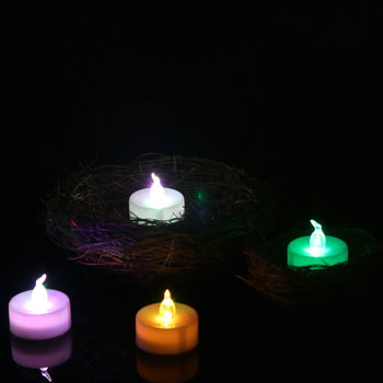 Flameless Water Sensor LED Light Battery Operated Candles for Decorations