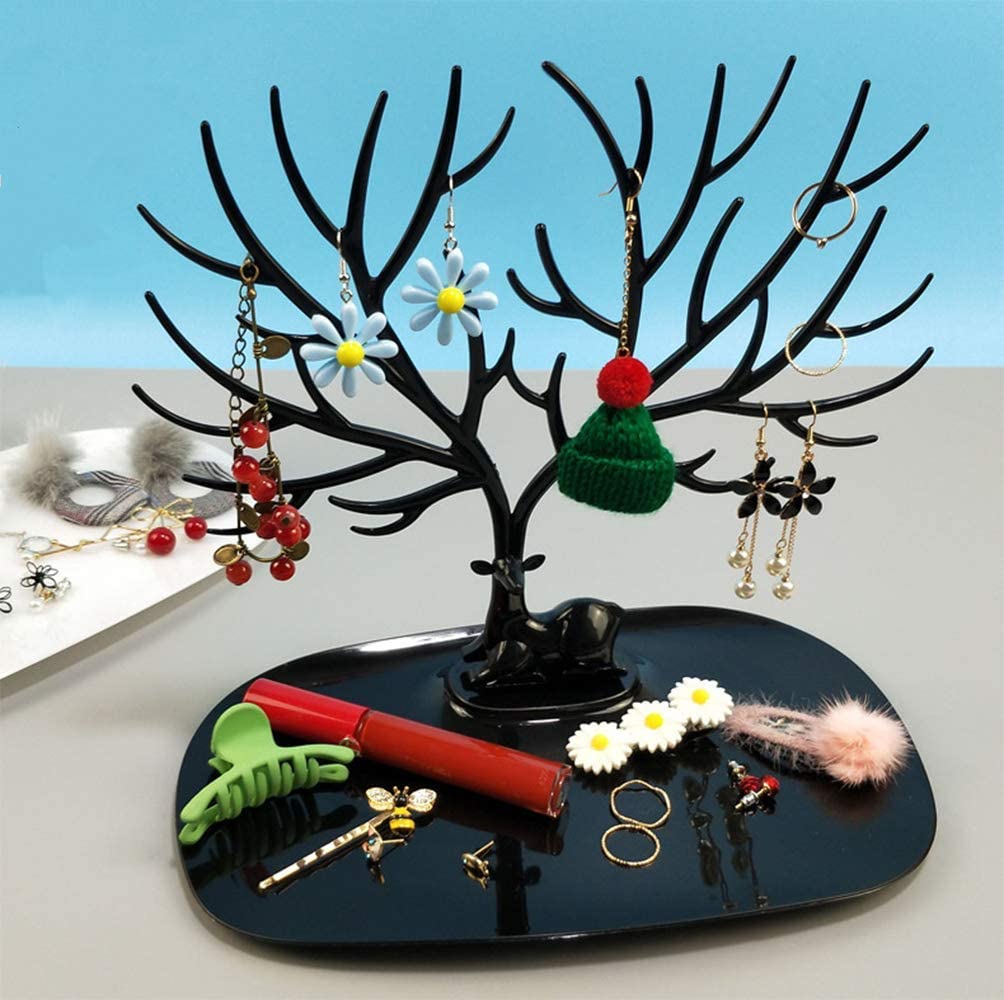 Deer Tree Shaped Jewelry Holder Stand