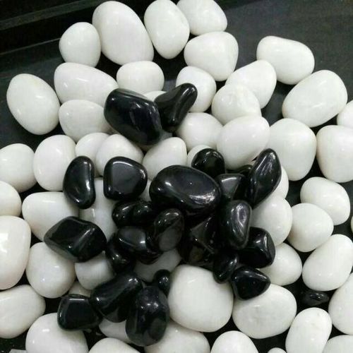 Polished Pebbles for Decoration (Black & White)