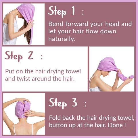 Quick Hair Drying Towel for Women